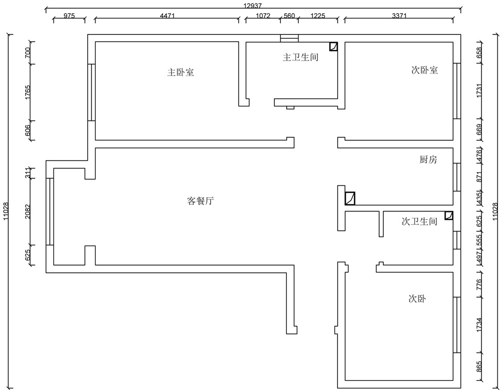 原始結構圖